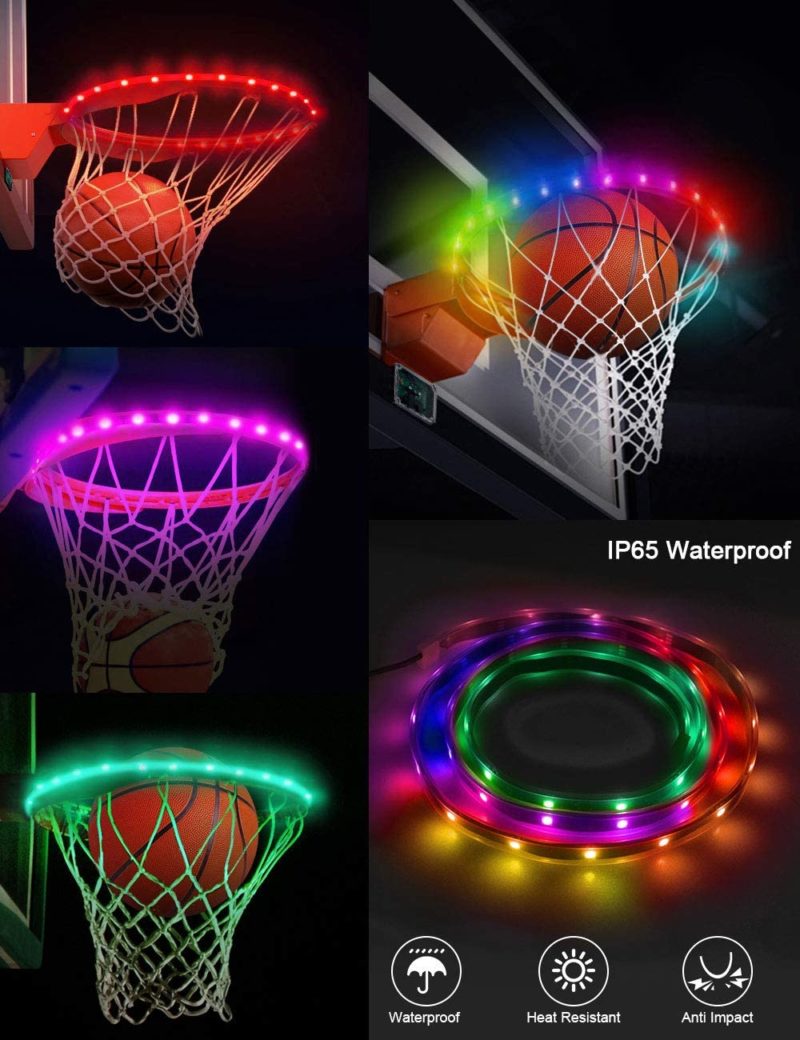 basketball hoop led lights
