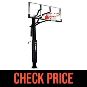 Silverback in Ground Basketball Hoop Adjustable Height 60 inch