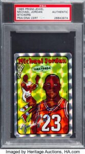 1985 Prism Jewel Sticker Michael Jordan