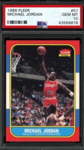 1986 Fleer #57 Michael Jordan