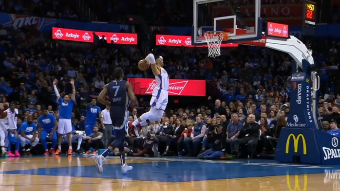 westbrook fails to score